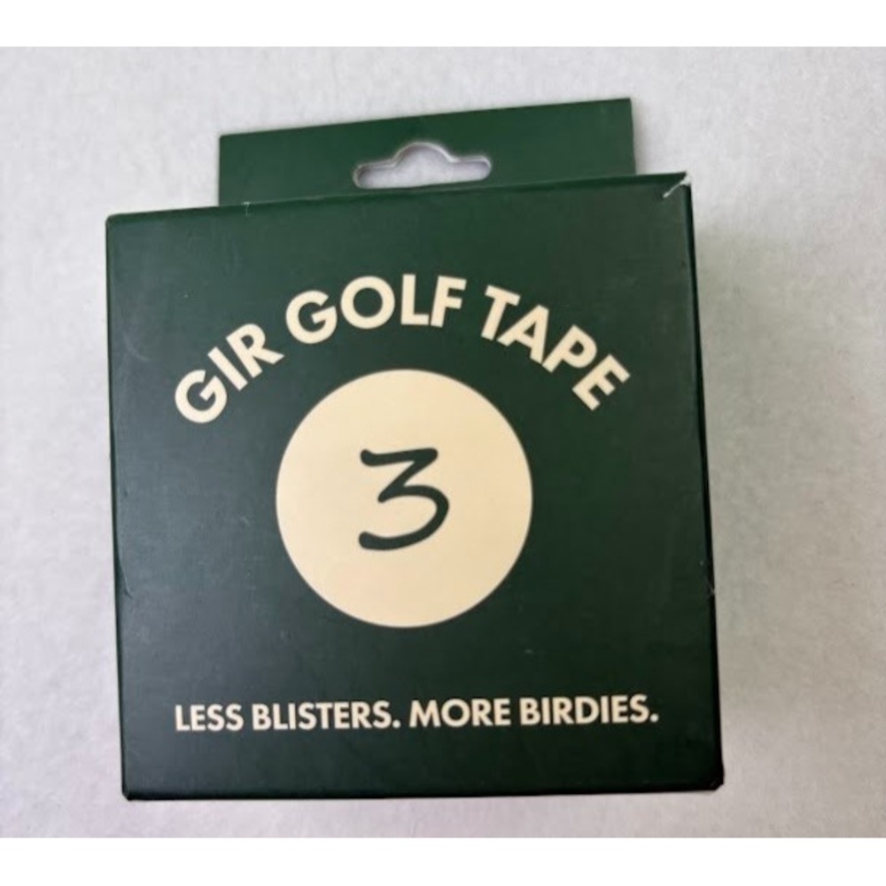 GIR Golf Tape - Less Blister,‎ More Birdies - 2 Roll Pack Black/Red